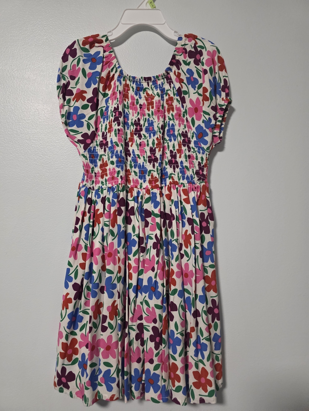 Girls' Floral Smocked Dress and Aqua Stripe Sundress - Bundle - Picture 9 of 13